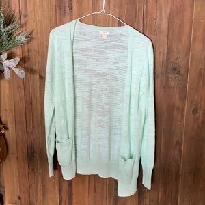 J.Crew Boyfriend airspun cardigan sweater